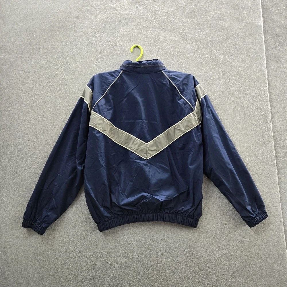US Air Force Men Jacket M Navy Nylon Colorblock PTU Reflective READ